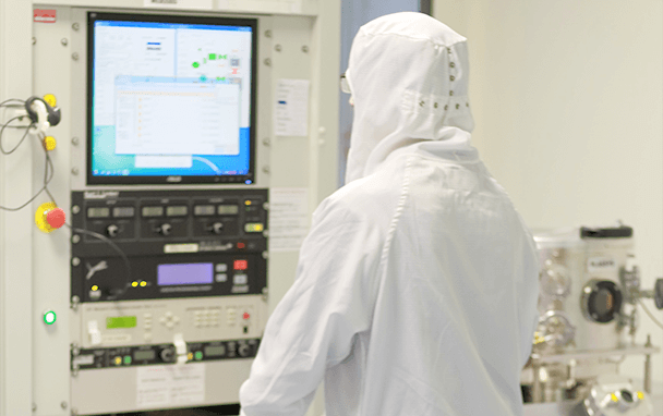 man checking computer