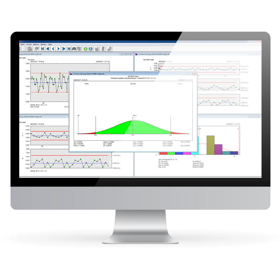 computer with diagram