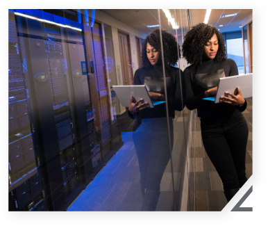 woman with laptop