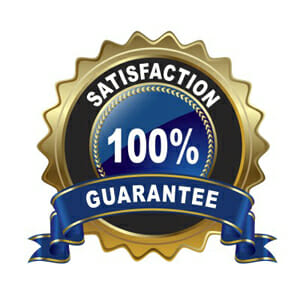 Picture of a 100% Satisfaction Guarantee.